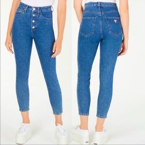 guess hight waist 90s skinny mom jeans